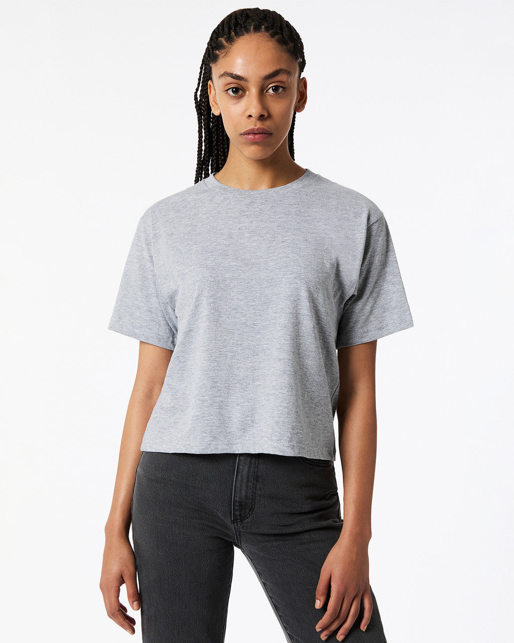 American Apparel Womens Fine Jersey Boxy T-shirt