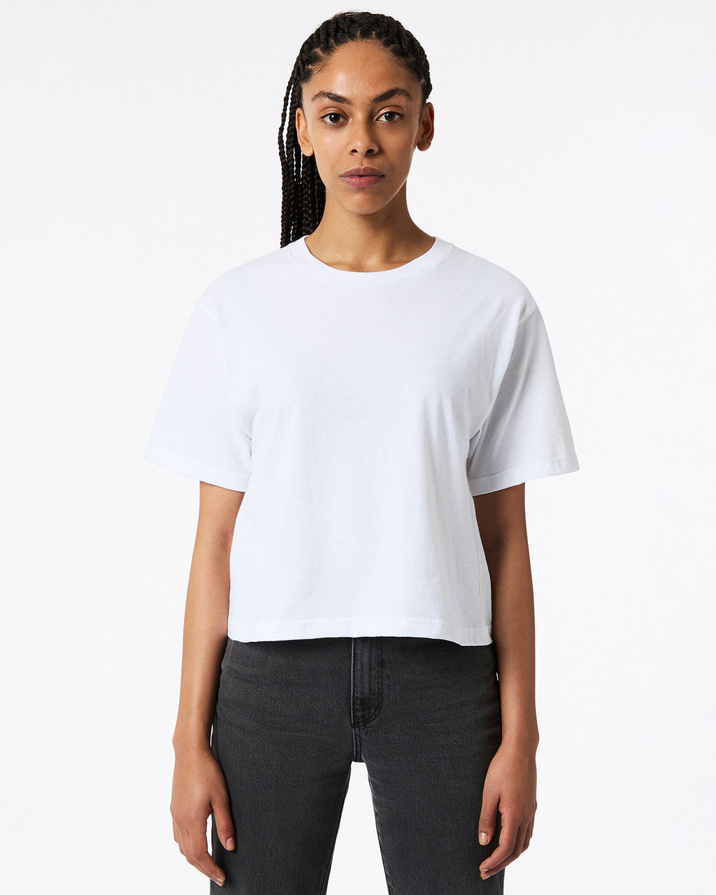 American Apparel Womens Fine Jersey Boxy T-shirt