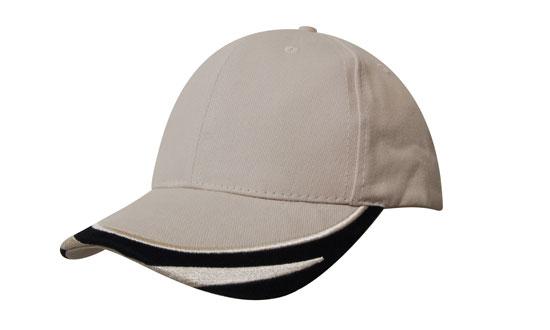 Headwear Brushed Heavy Cotton with Peak Trim Embroidered