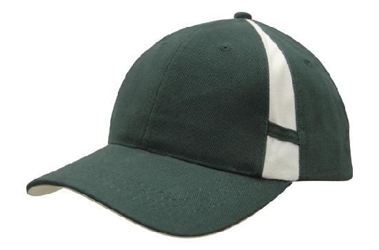 Headwear Brushed Heavy Cotton with Contrasting Peak Under