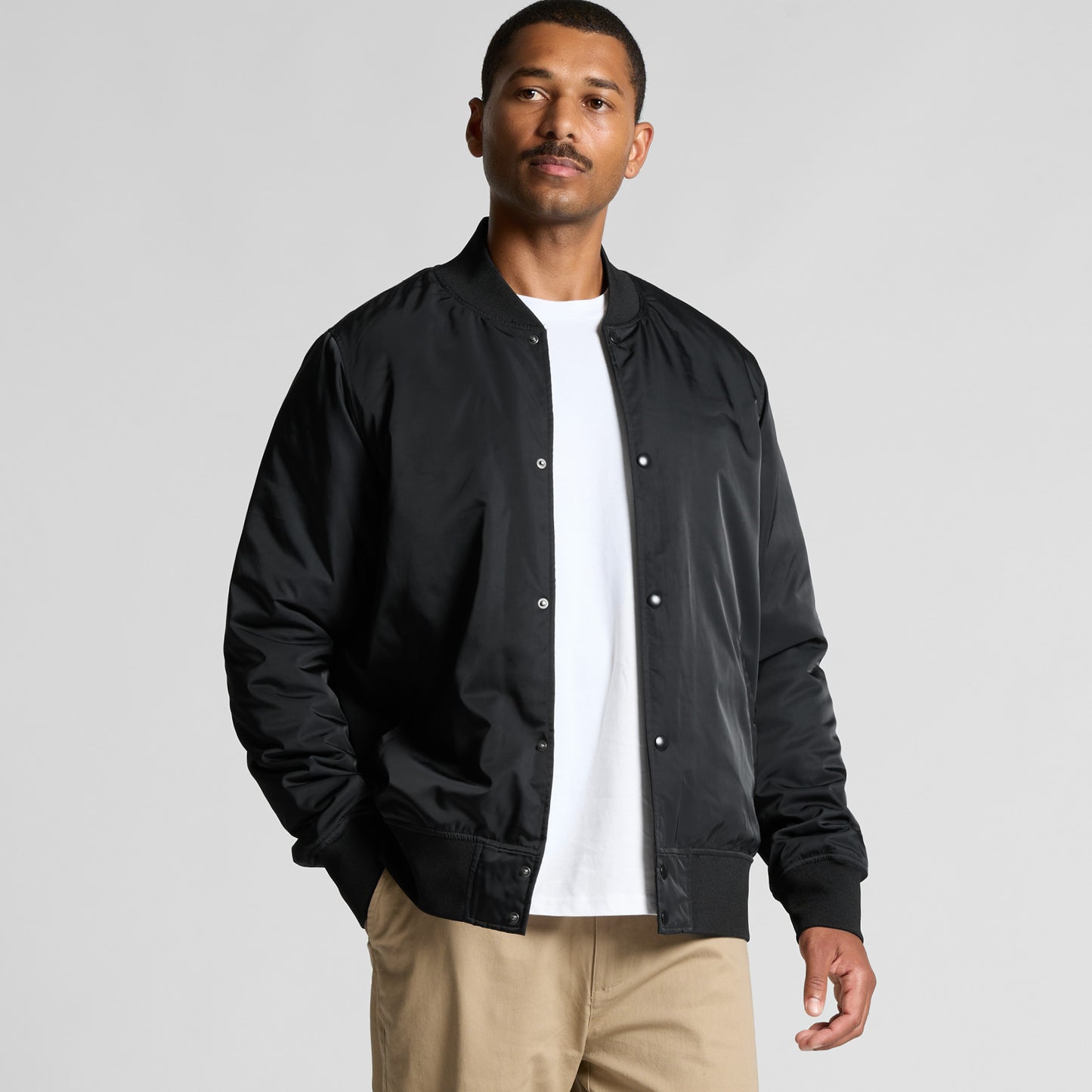 AS Colour Mens College Bomber Jacket