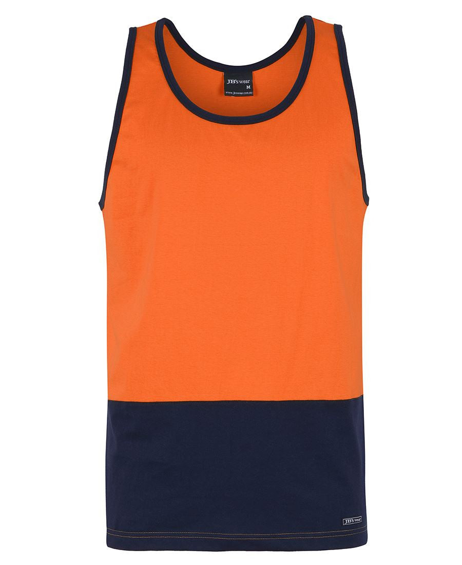 JBs Wear Hi Vis Cotton Singlet