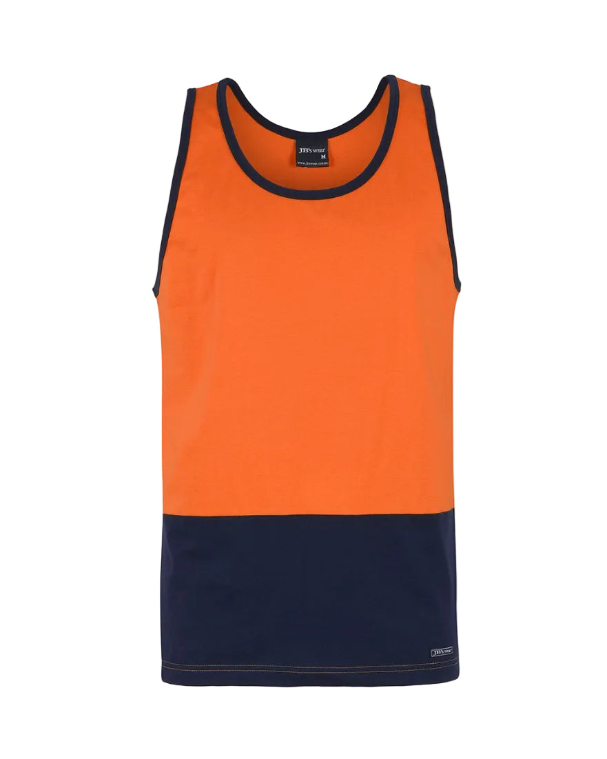 JBs Wear Hi Vis Cotton Singlet