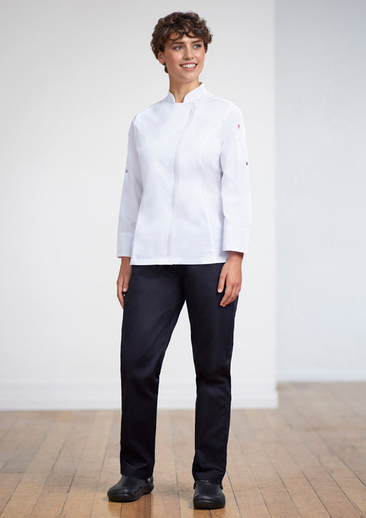 Biz Collection - Womens Alfresco Long Sleeve Chef Jacket