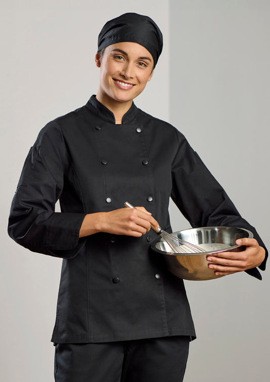 Biz Collection - Womens Gusto Long Sleeve Chef Jacket