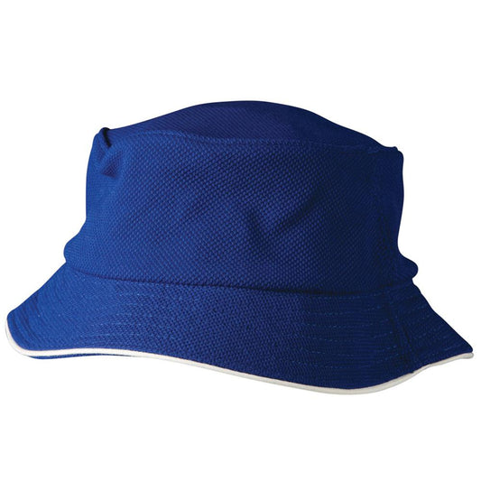 Winning Spirit Pique Mesh With Sandwich Bucket Hat