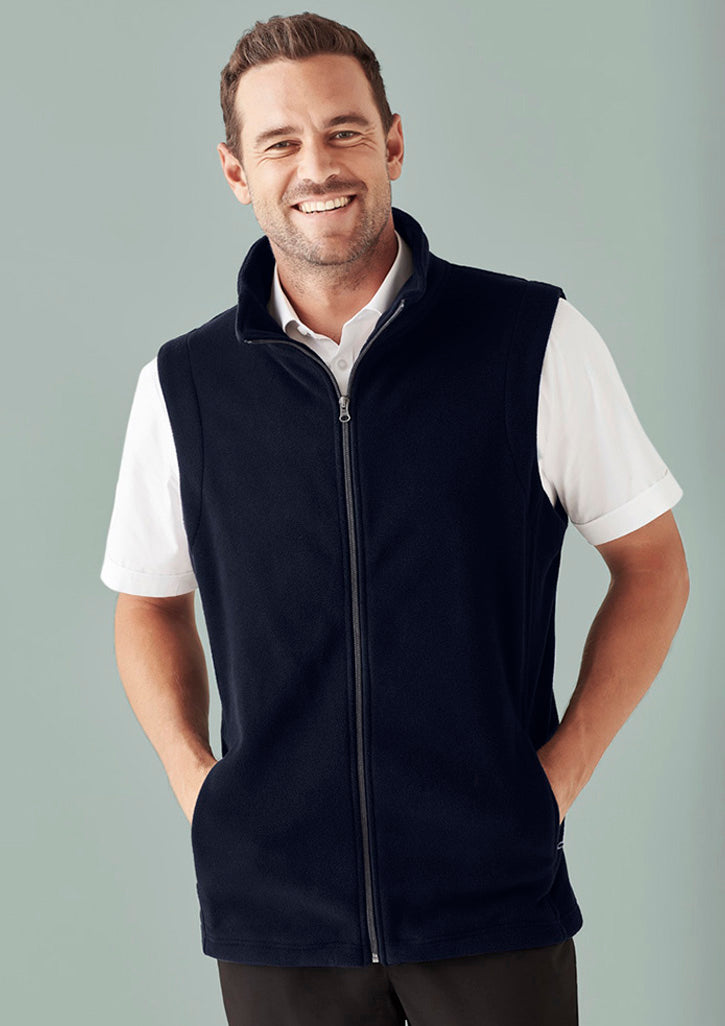 Biz Collection Mens Plain Vest
