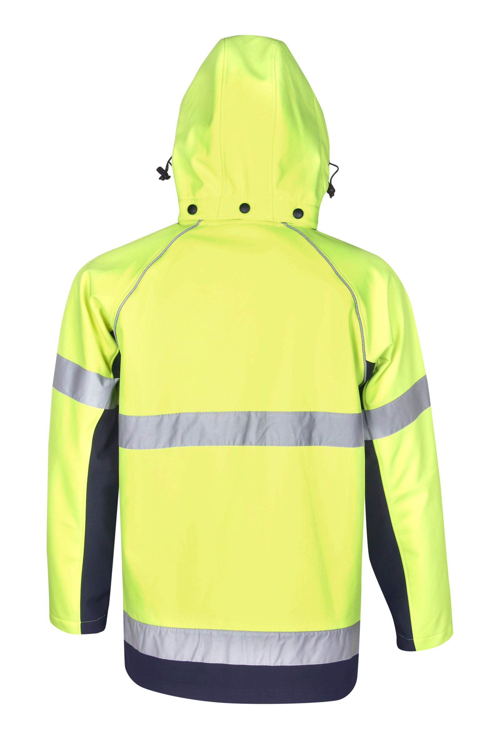 Blue Whale Hooded Hi Vis Soft Shell Jackets D/N Use