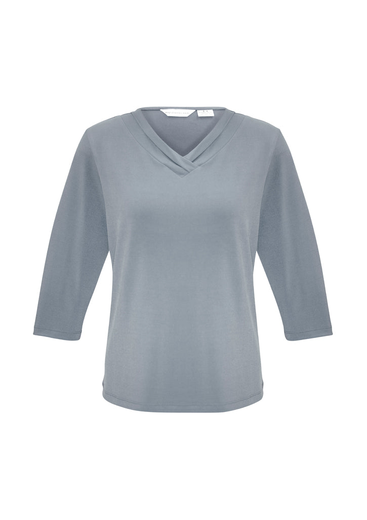 Biz Collection Womens Lana 3/4 Sleeve Top