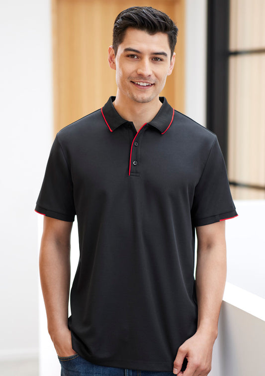 Biz Collection Mens Focus Short Sleeve Polo