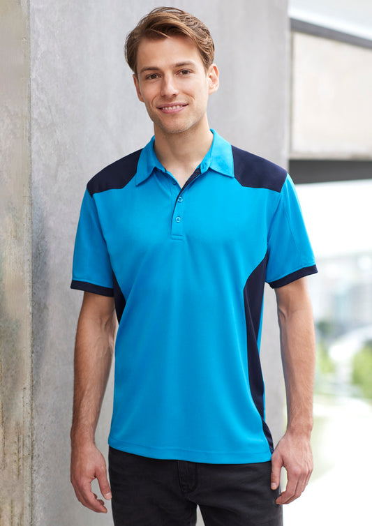 Biz Collection Mens Rival Short Sleeve polo