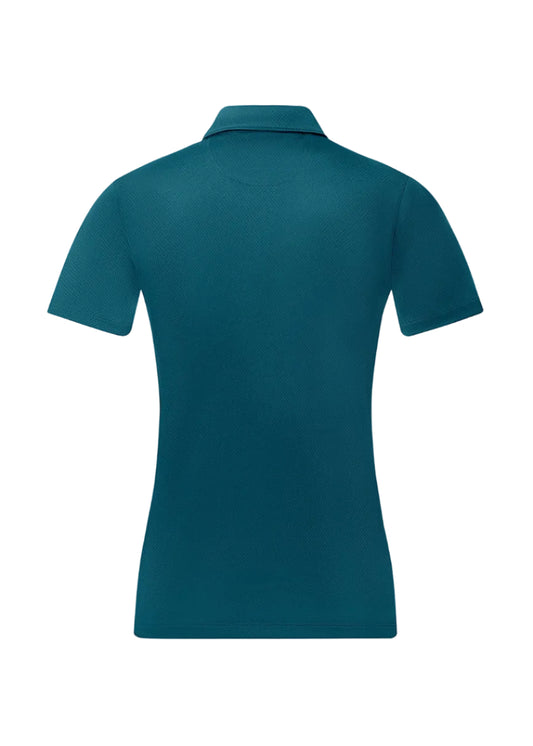 Winning Spirit Sustainable Jacquard Knit Polo Ladies