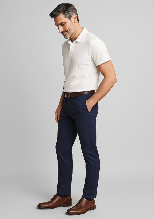 Biz Collection - Mens Traveller Modern Stretch Chino Pant
