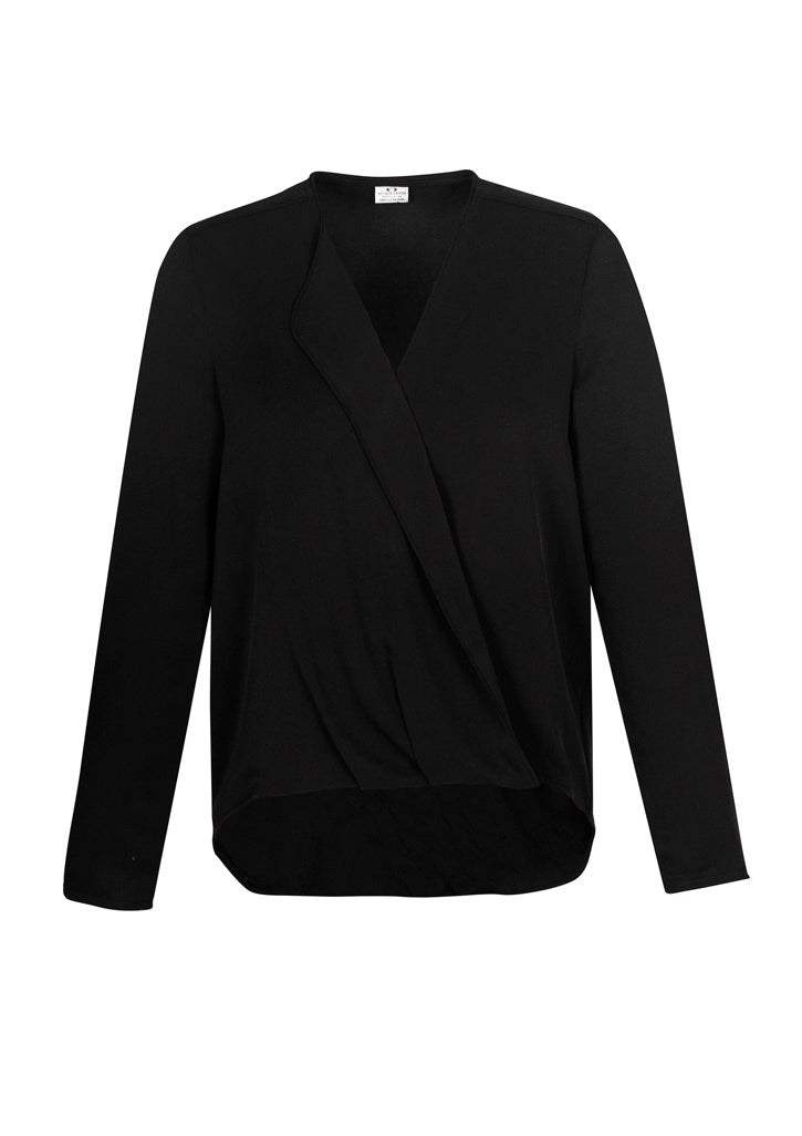Biz Collection Womens Lily Hi-Lo Blouse