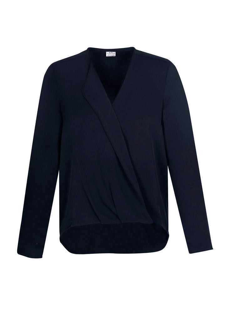 Biz Collection Womens Lily Hi-Lo Blouse