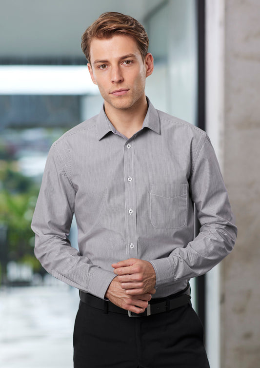 Biz Collection Mens Euro Long Sleeve Shirt
