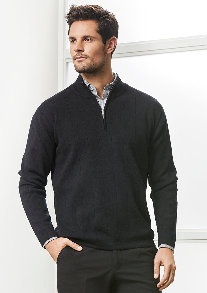 Biz Collection Mens 80/20 Wool Pullover