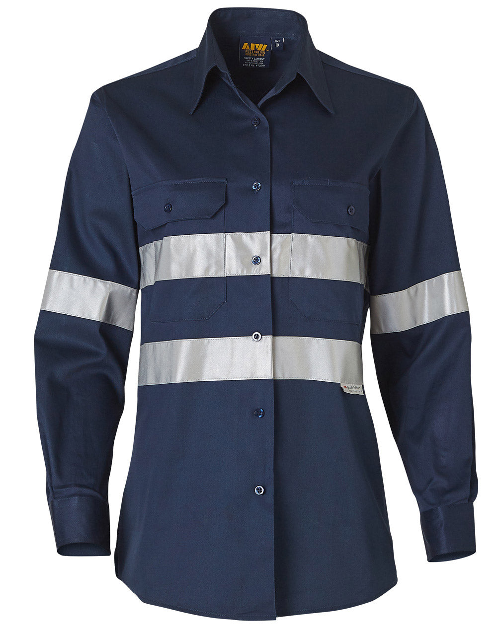 Winning Spirit Womens Cotton Drill Work Shirt