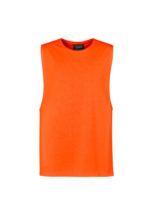 Syzmik Mens Hi Vis Sleeveless Tee
