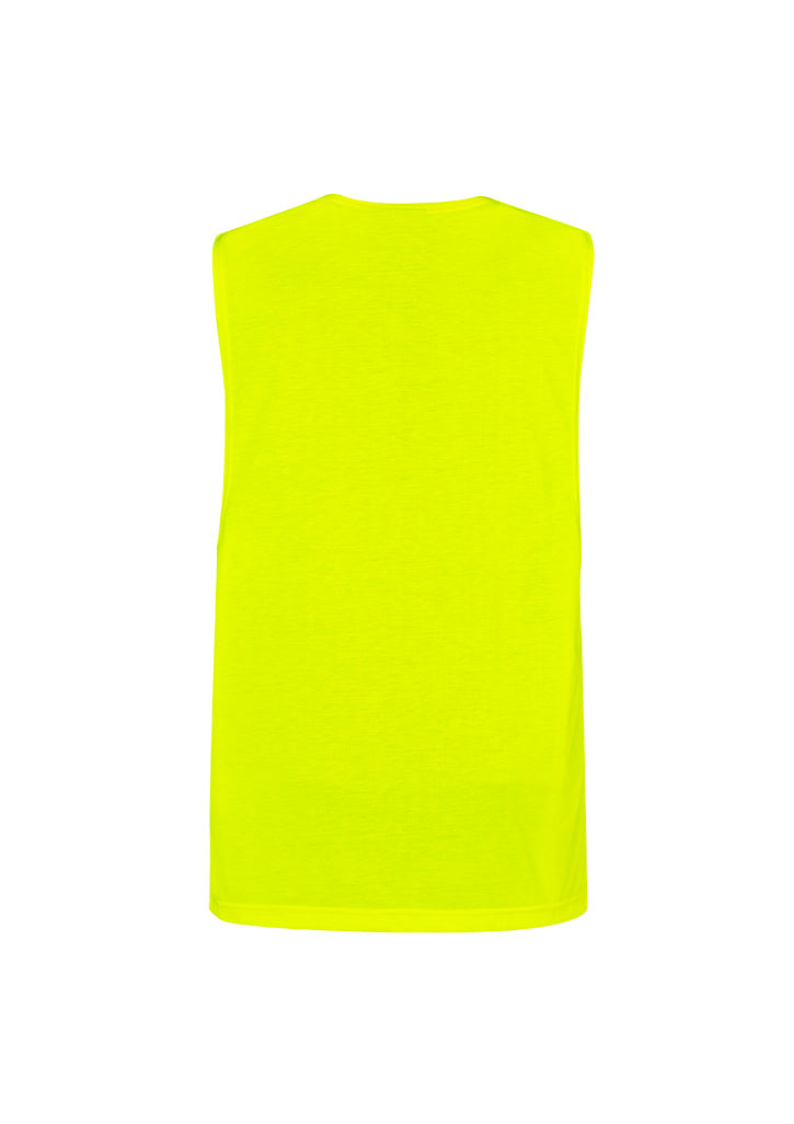 Syzmik Mens Hi Vis Sleeveless Tee