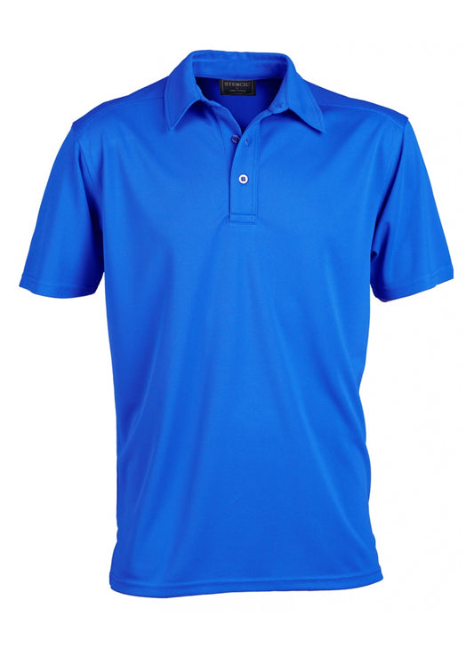 Stencil Mens Glacier Polo