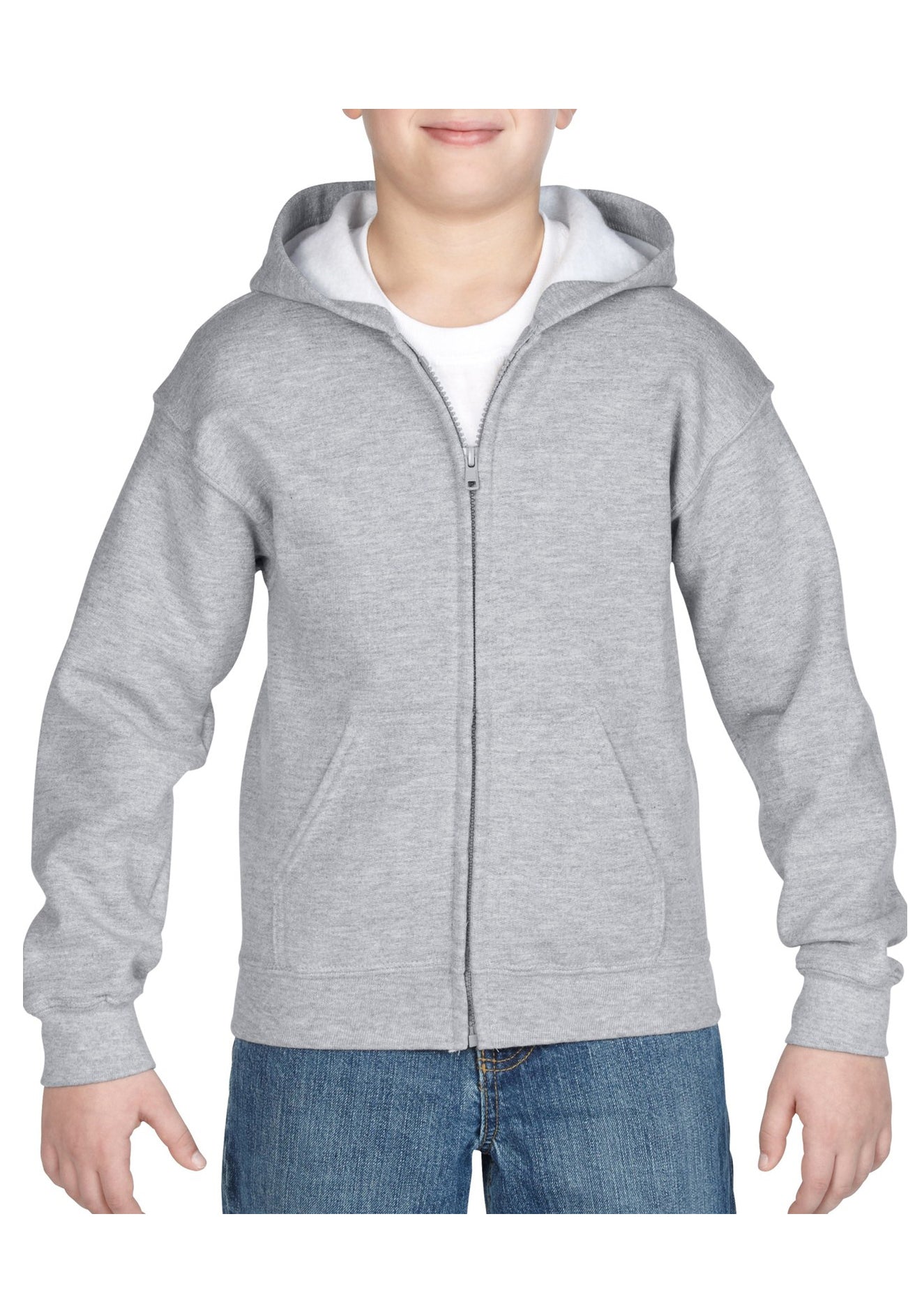Gildan Kids Heavy Blend Youth Full Zip Sweatshirt