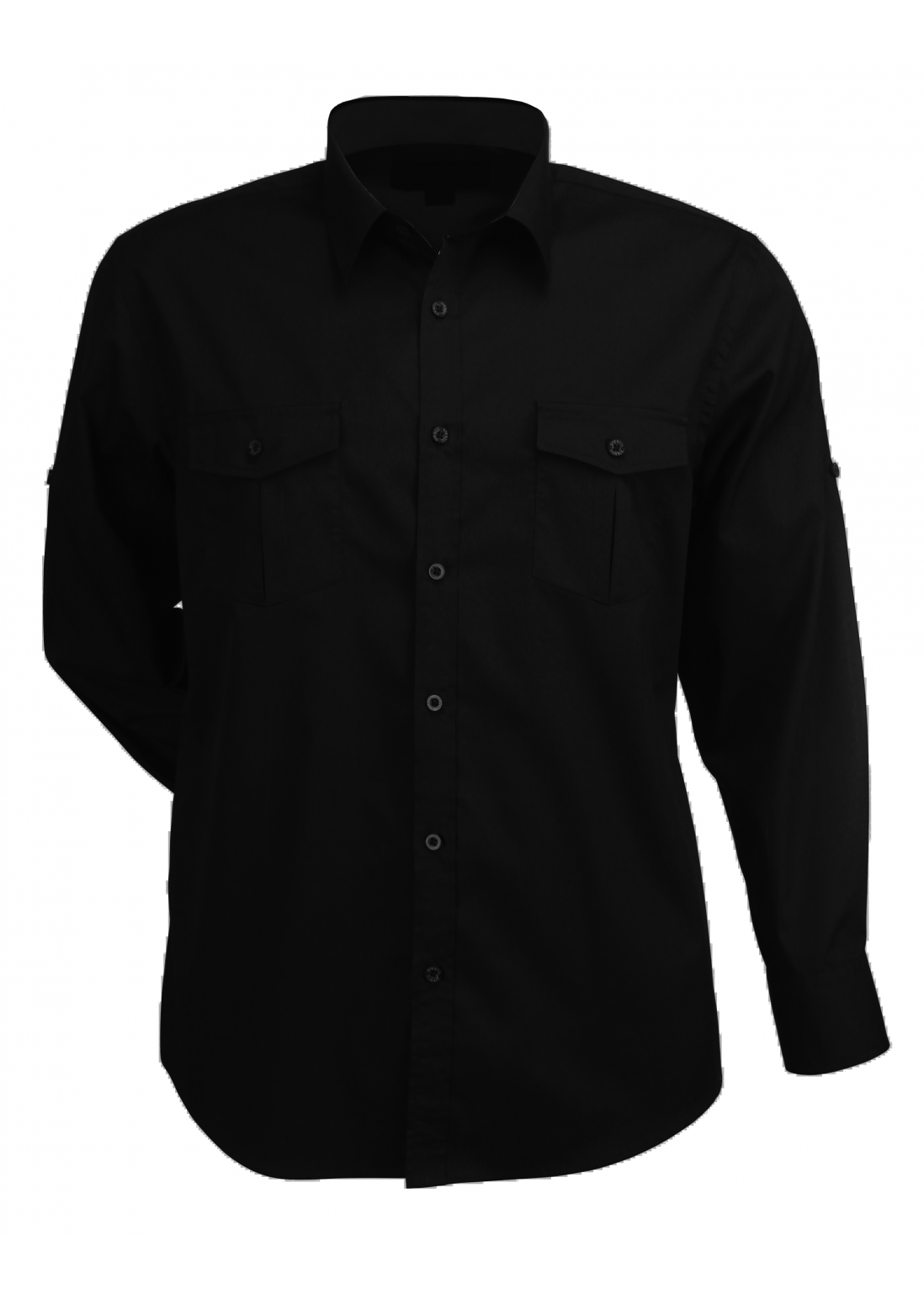 Stencil Mens Long Sleeve Hospitality Nano Shirt