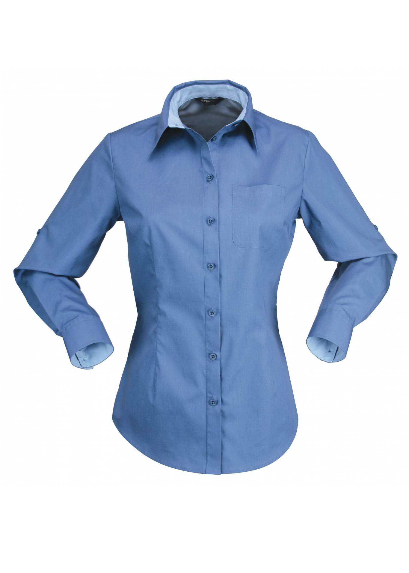 Stencil Ladies Long Sleeve Hospitality Nano Shirt