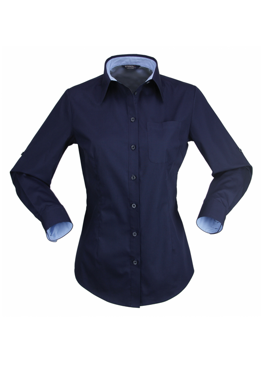 Stencil Ladies Long Sleeve Hospitality Nano Shirt