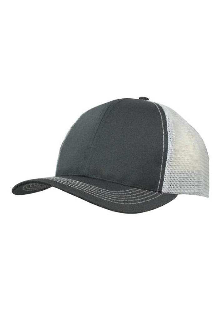 Headwear Breathable Poly Twill with Mesh Back