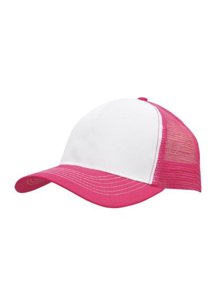 Headwear Breathable Poly Twill with Mesh Back