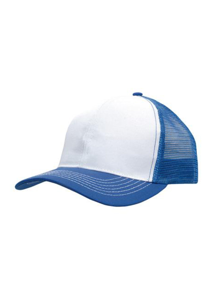 Headwear Breathable Poly Twill with Mesh Back