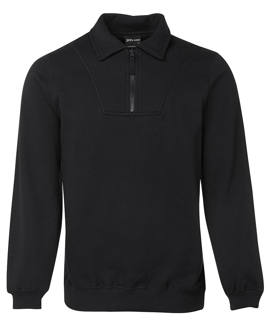 JBs Wear 1/2 Zip Fleecy Sweat