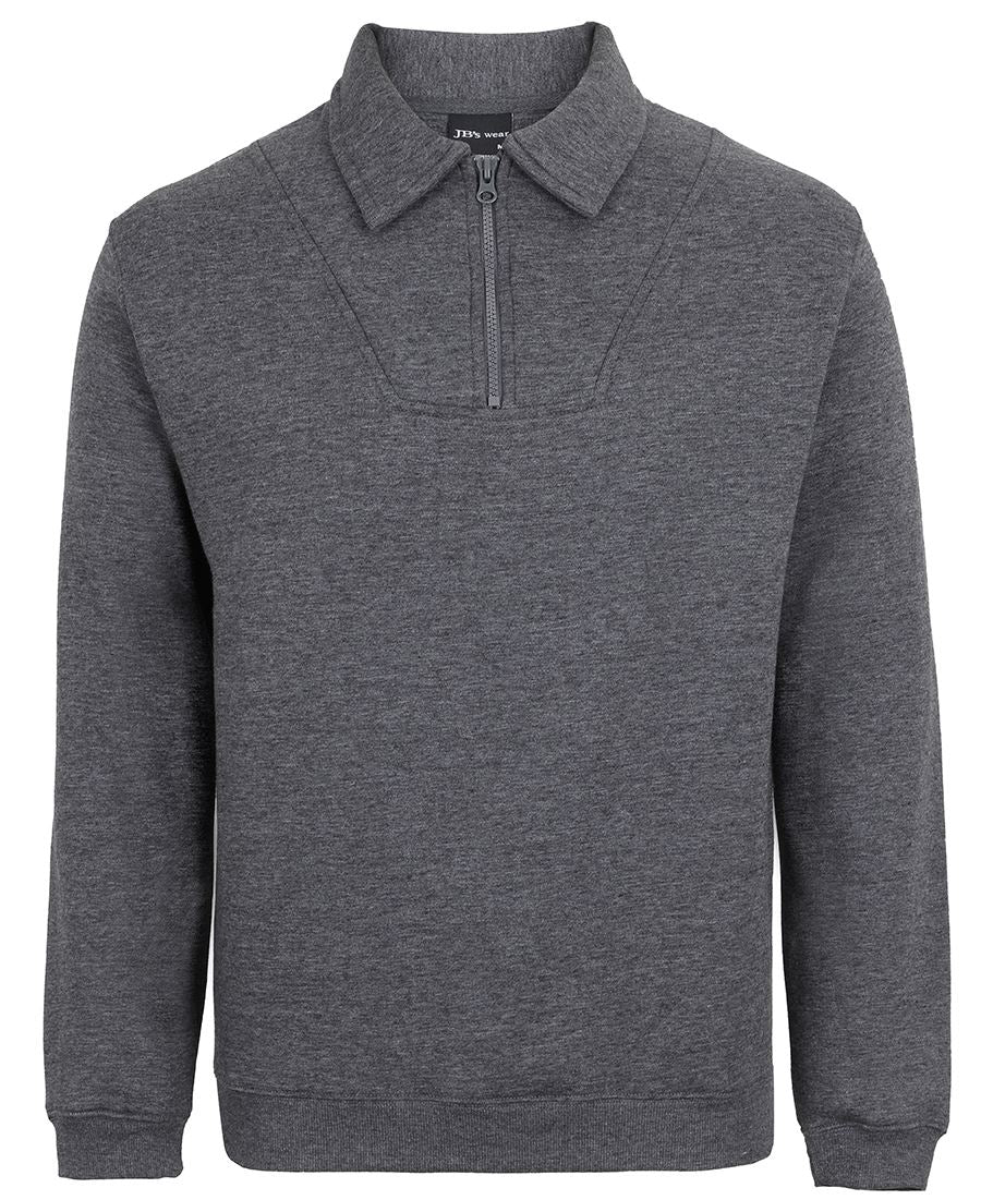 JBs Wear 1/2 Zip Fleecy Sweat