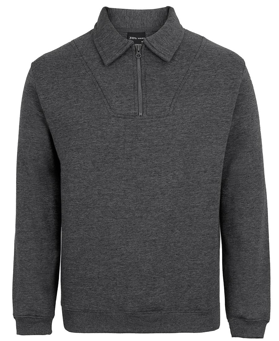 JBs Wear 1/2 Zip Fleecy Sweat