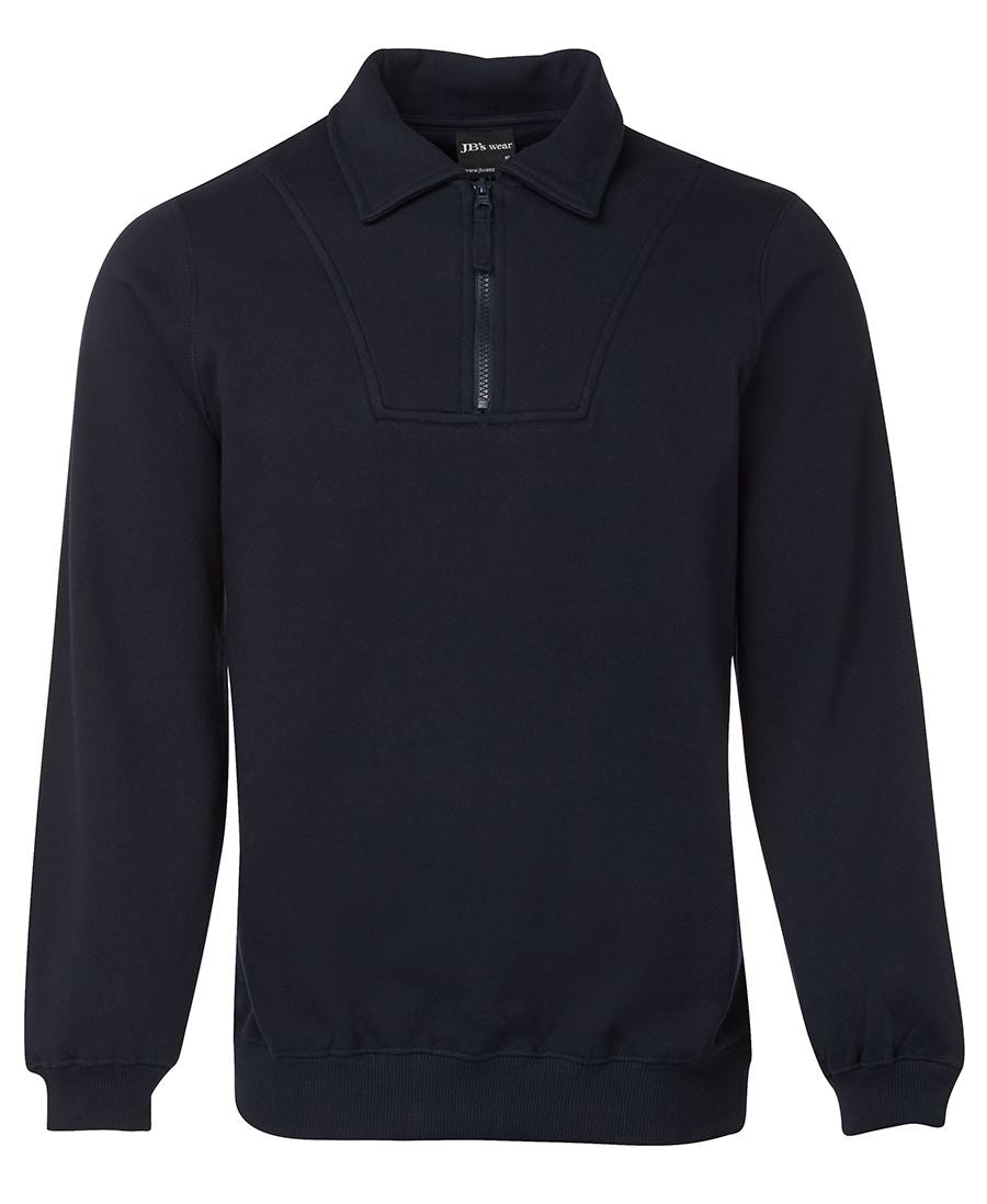 JBs Wear 1/2 Zip Fleecy Sweat