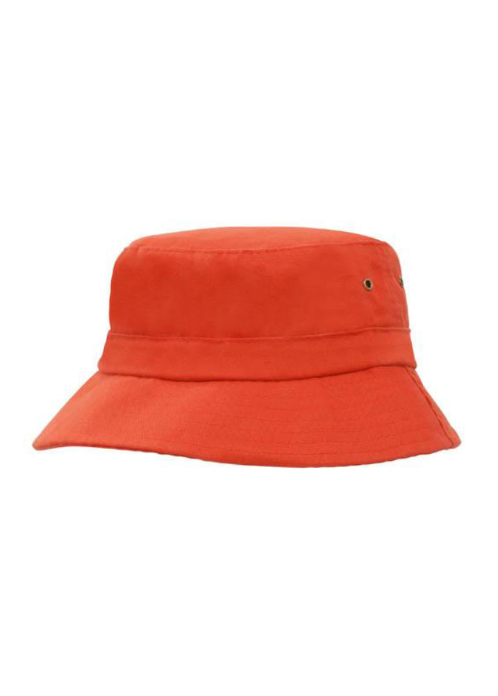 Headwear Brushed Sports Twill Childs Bucket Hat