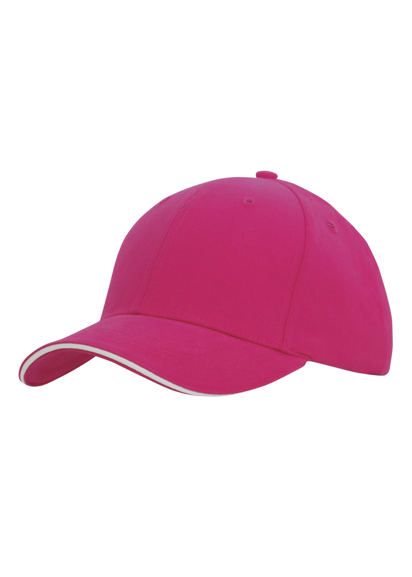 Headwear Brushed Heavy Cotton with Sandwich Trim Cap