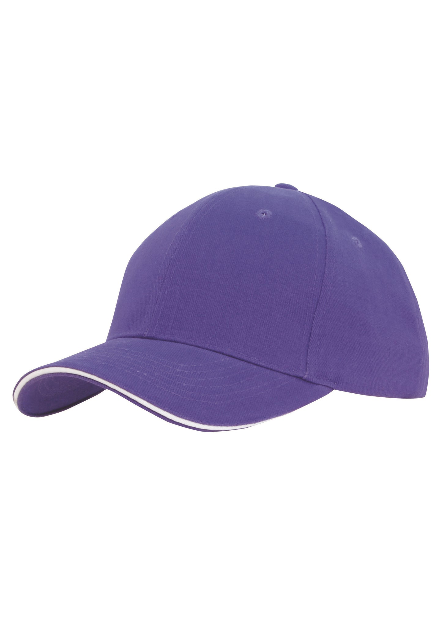 Headwear Brushed Heavy Cotton with Sandwich Trim Cap