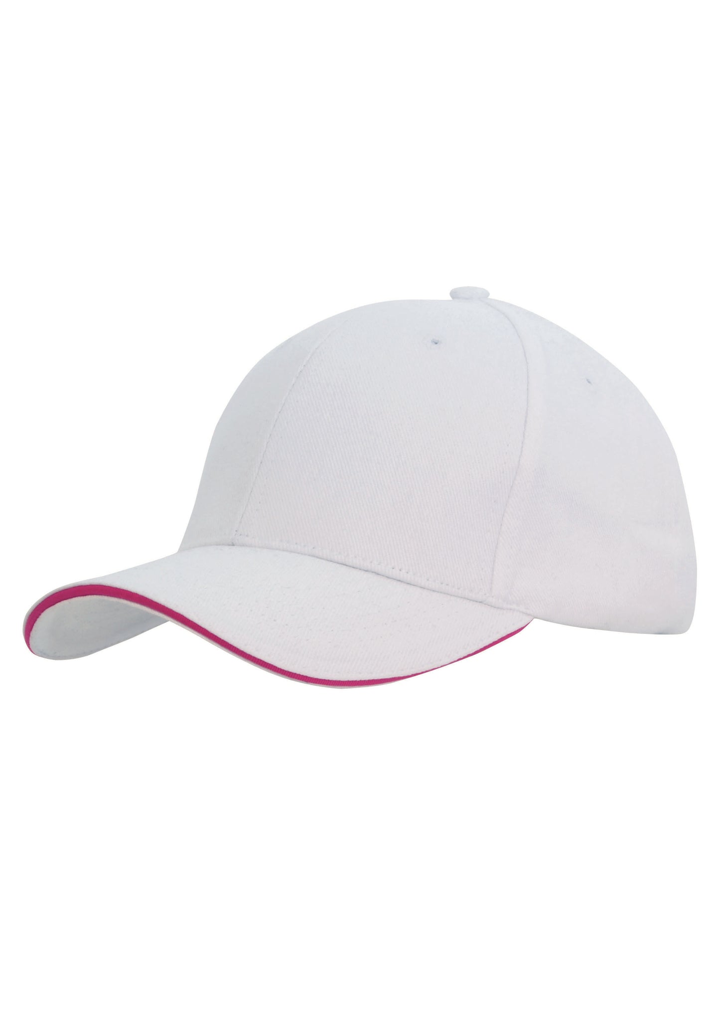 Headwear Brushed Heavy Cotton with Sandwich Trim Cap