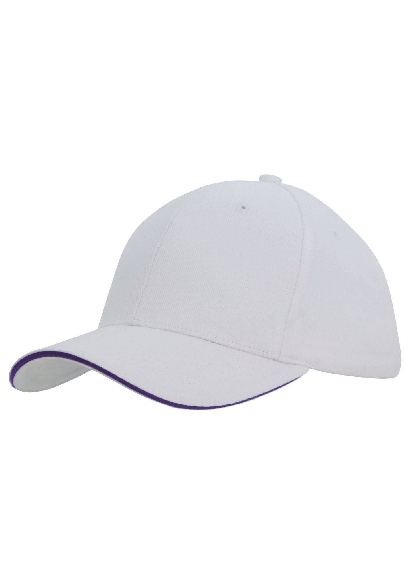 Headwear Brushed Heavy Cotton with Sandwich Trim Cap