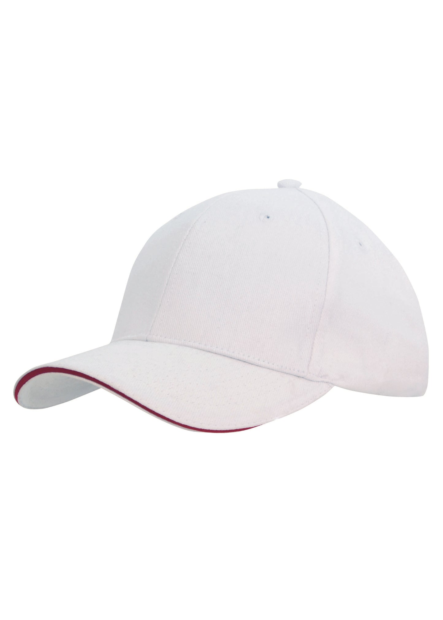 Headwear Brushed Heavy Cotton with Sandwich Trim Cap