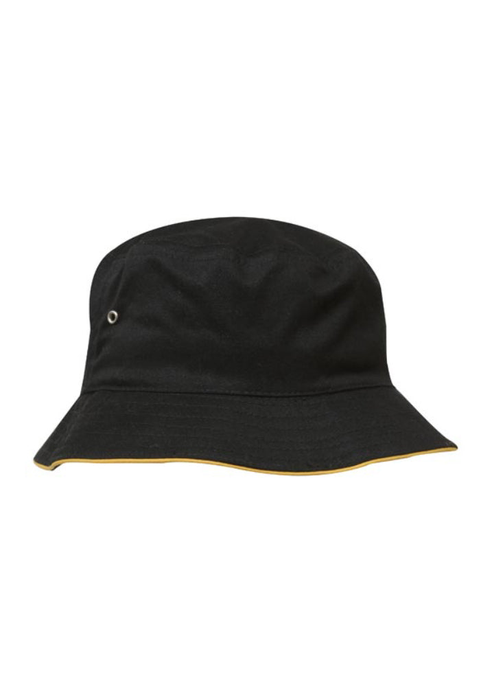 Headwear Brushed Sports Twill Bucket Hat