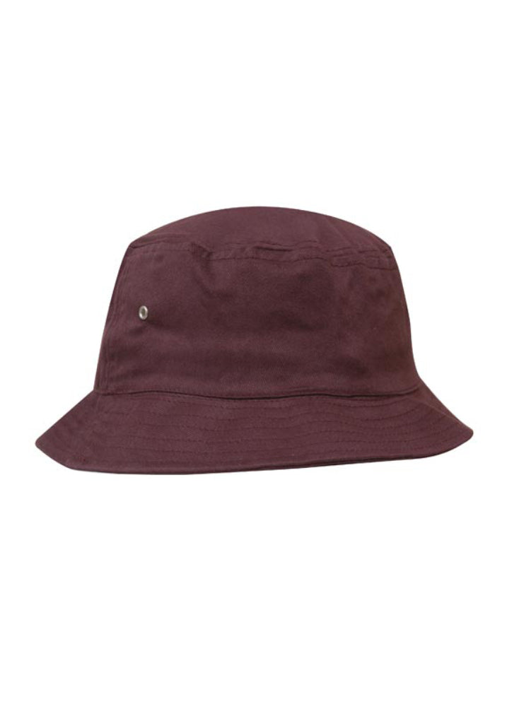 Headwear Brushed Sports Twill Bucket Hat