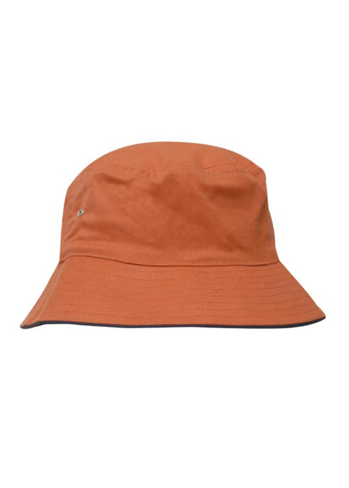 Headwear Brushed Sports Twill Bucket Hat