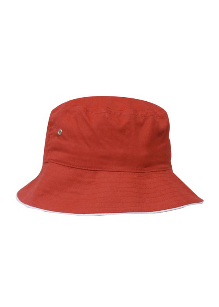 Headwear Brushed Sports Twill Bucket Hat