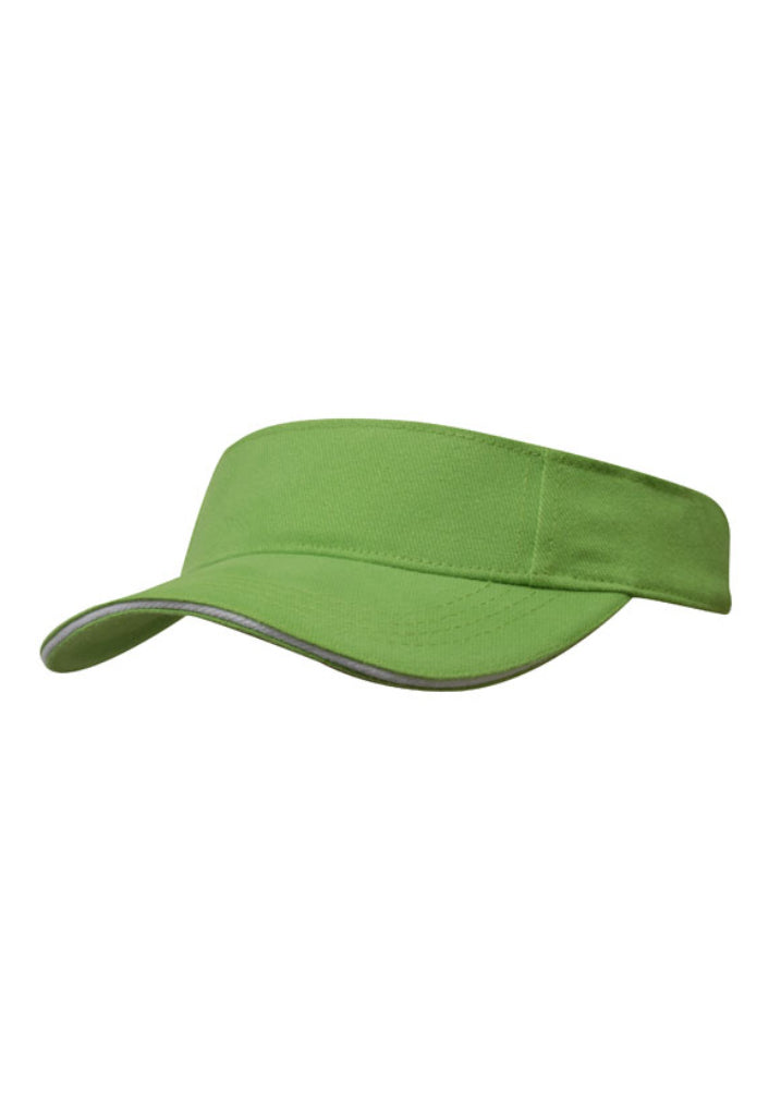 Headwear Brushed Heavy Cotton Visor Cap