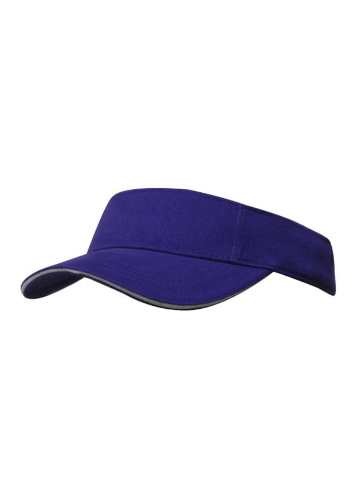 Headwear Brushed Heavy Cotton Visor Cap