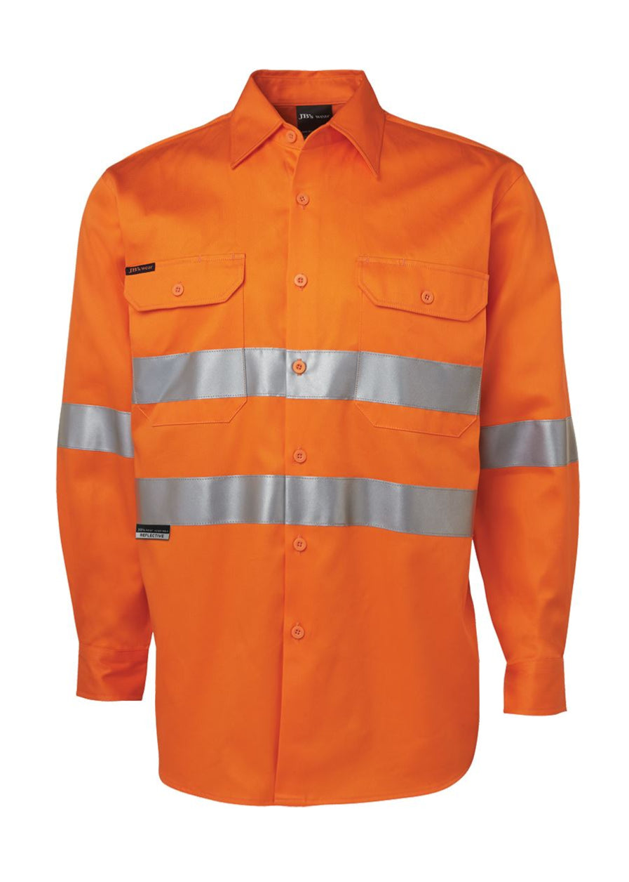 JBs Wear L/S 190G Shirt with Reflective Tape
