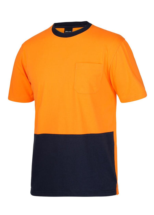 JBs Wear Hi Vis Crew Neck Cotton T-shirt